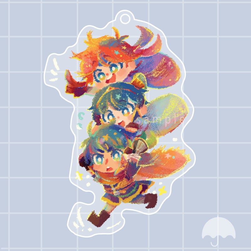 
                  
                    Load image into Gallery viewer, Fire Emblem: Ready? - Ike, Marth and Roy 2&amp;quot; Charm
                  
                