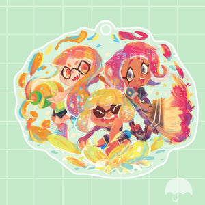 
                  
                    Load image into Gallery viewer, Splatoon: Cephalopod Squad 2&amp;quot; Charm
                  
                
