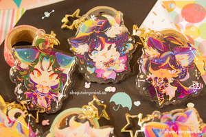 
                  
                    Load image into Gallery viewer, nya-nshin impact 2.5&amp;quot; acrylic epoxy charms! (Vol. 1)
                  
                