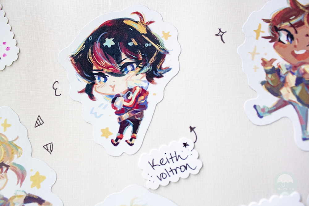 Voltron: Keith Vinyl Sticker – rainymint