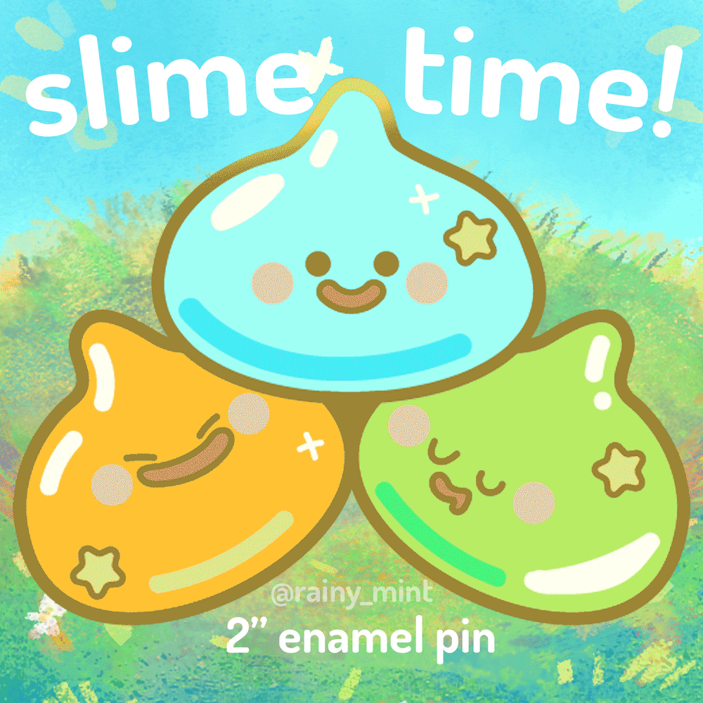 Dragon Quest: Slime Time! Hard Enamel Pin